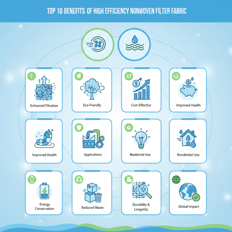 Top 10 Benefits of High Efficiency Nonwoven Filter Fabric for Air and Water Purification